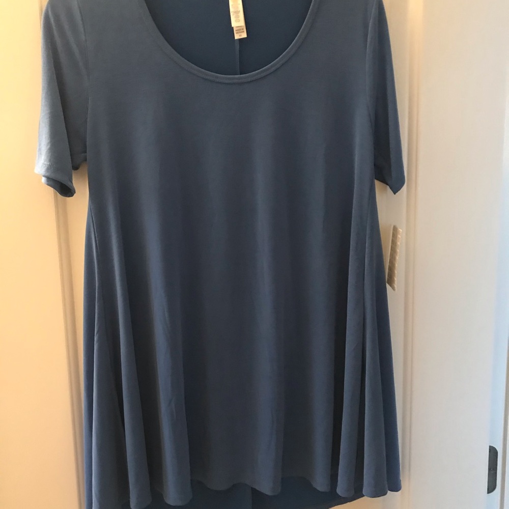 Lularoe Perfect T Blue Modal! Unicorn! XS NWT